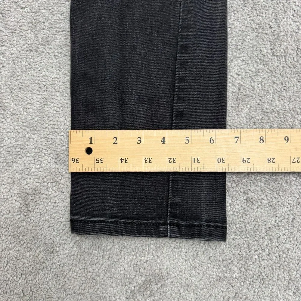Levi's 511 Straight Leg Slim Fit Denim Jeans Mens 28x32 Black Waterless Casual
